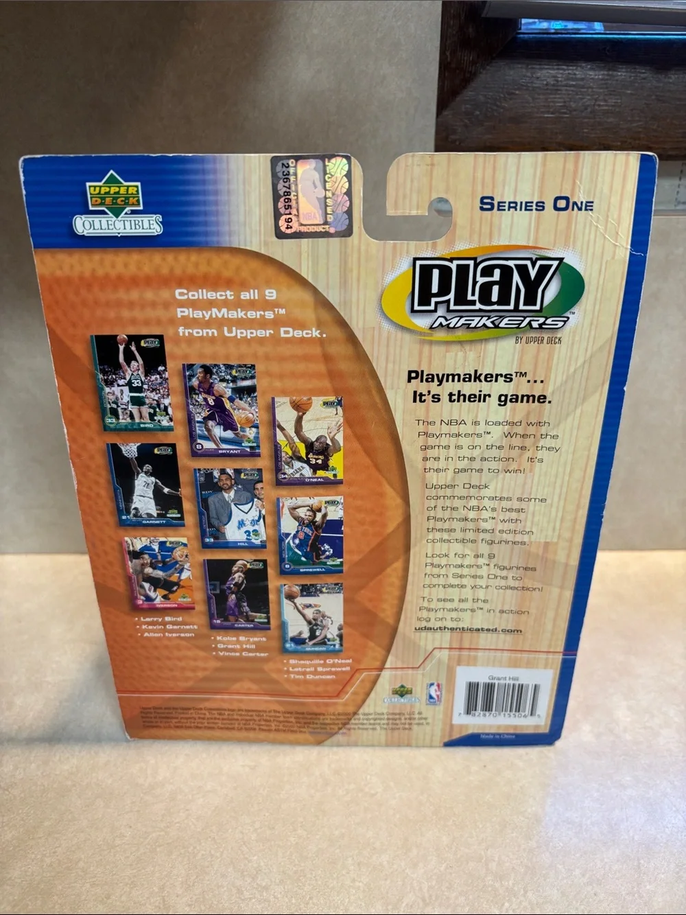 Play Makers Grant Hill White Basketball Bobblehead Action Figure